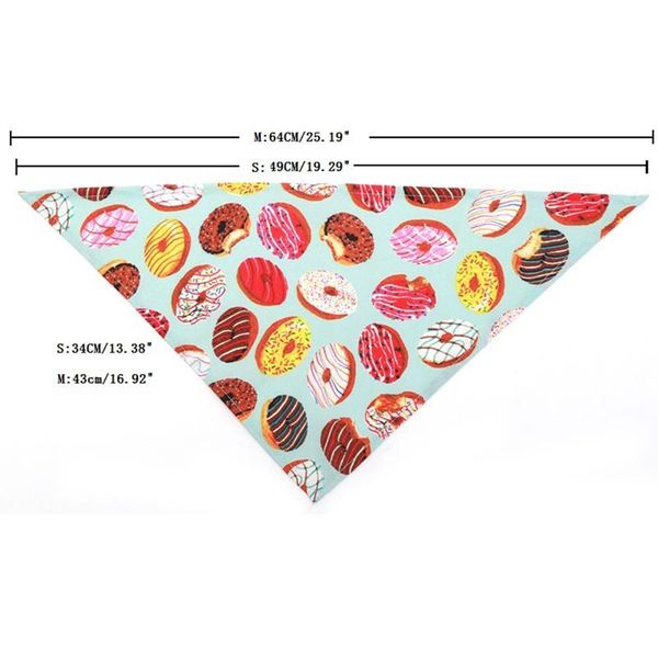 pet dog decorative accessory, cotton collar bandanas puppy cats scarfs triangle bibs, colorful doughnut pattern apparel
pet dog decorative accessory, cotton collar bandanas puppy cats scarfs triangle bibs, colorful doughnut pattern apparel