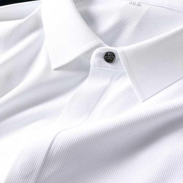 men's casual shirts jsbdsimple business shirt stripe silky anti-wrinkle autumn seamless pressure rubber men slim long sleeve, White;black
men's casual shirts jsbdsimple business shirt stripe silky anti-wrinkle autumn seamless pressure rubber men slim long sleeve, White;black