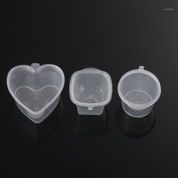25pcs reusable 25ml/27ml/45ml disposable plastic takeaway sauce cup hinged lids containers box pigment storage supplies bottles & jars
25pcs reusable 25ml/27ml/45ml disposable plastic takeaway sauce cup hinged lids containers box pigment storage supplies bottles & jars