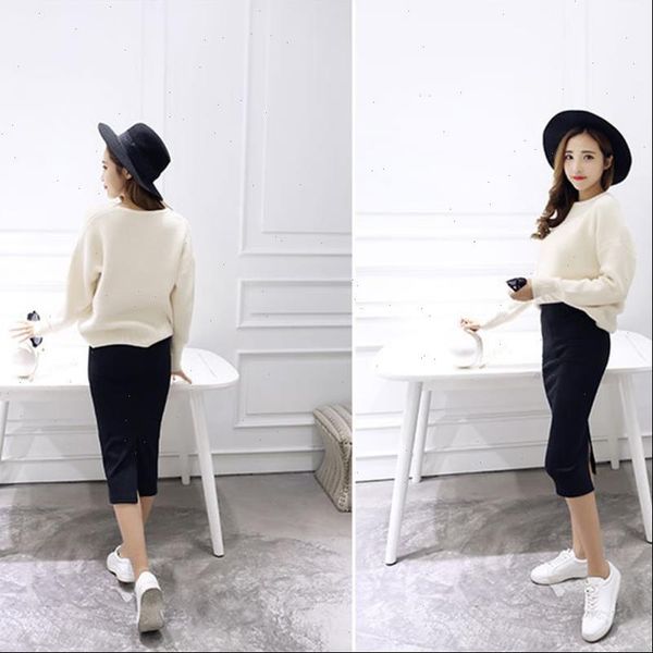 women skirts casual split pencil skirt calf length ladies cotton solid stretch slim summer drop, Black
women skirts casual split pencil skirt calf length ladies cotton solid stretch slim summer drop, Black