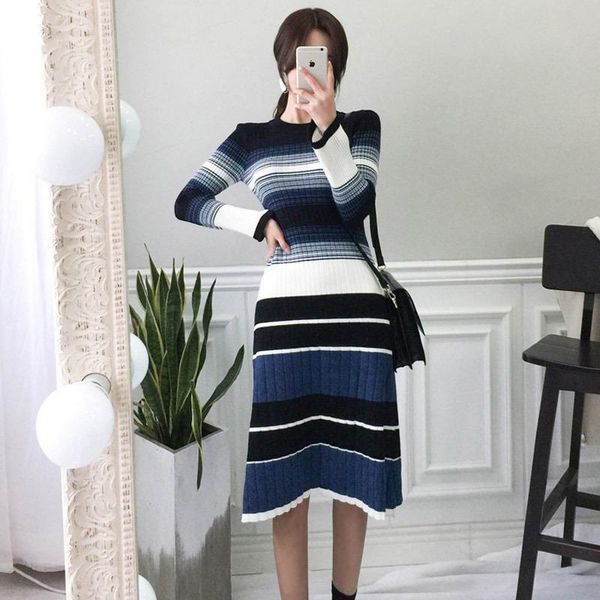 casual dresses fashion women comfortable elegant striped knit bouncy dress arrival party thick basic vintage a-line, Black;gray
casual dresses fashion women comfortable elegant striped knit bouncy dress arrival party thick basic vintage a-line, Black;gray