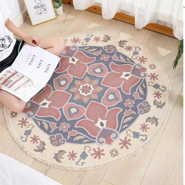 carpets nordic ethnic style cotton linen carpet retro bohemian round rugs bedroom bedside blankets living room geometric floor mats
carpets nordic ethnic style cotton linen carpet retro bohemian round rugs bedroom bedside blankets living room geometric floor mats