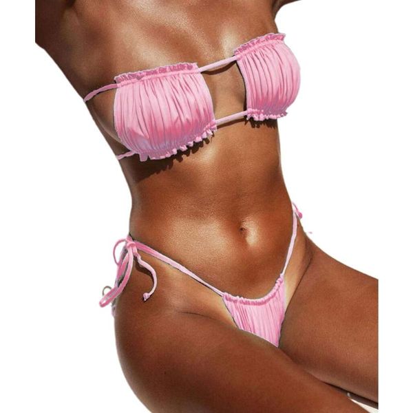 one-piece suits x9ff women 2pcs solid bikini set ruched strapless hollow out bandeau swimsuit
one-piece suits x9ff women 2pcs solid bikini set ruched strapless hollow out bandeau swimsuit