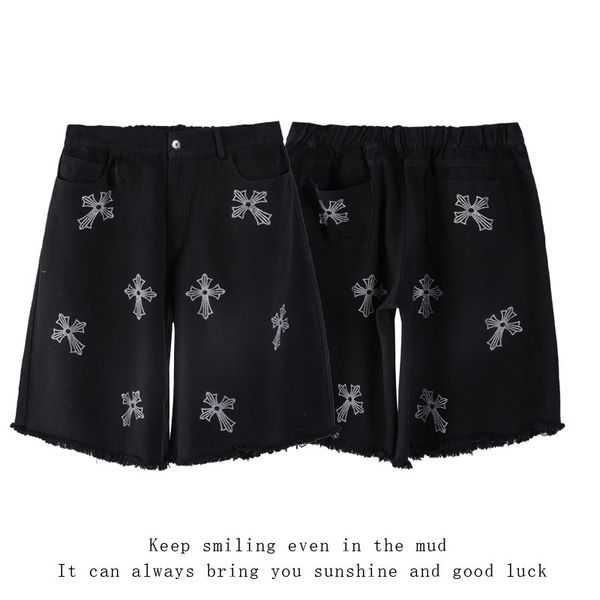 factory crosin high better drill cross denim shorts vibe style men and women blow up street to destroy the trend of rough hem ca, Black
factory crosin high better drill cross denim shorts vibe style men and women blow up street to destroy the trend of rough hem ca, Black