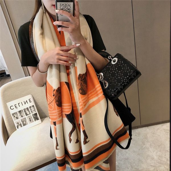 2021 winter new imitation cashmere double-sided jacquard carriage scarf thickened warm shawl bib dual purpose, Blue;gray
2021 winter new imitation cashmere double-sided jacquard carriage scarf thickened warm shawl bib dual purpose, Blue;gray