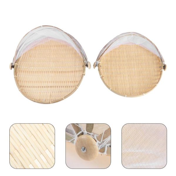 storage baskets 2pcs bamboo woven steamed bread basket chic farmhouse insect-proof sieve
storage baskets 2pcs bamboo woven steamed bread basket chic farmhouse insect-proof sieve