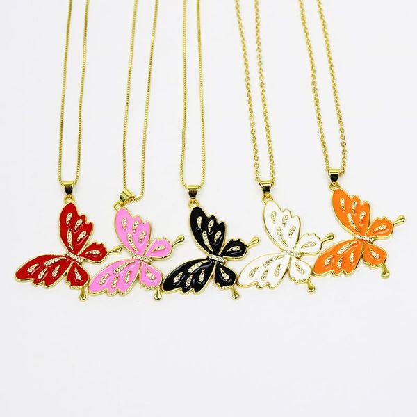pendant necklaces 10 pcs enamel butterfly necklace jewelry accessories gift 7429, Silver
pendant necklaces 10 pcs enamel butterfly necklace jewelry accessories gift 7429, Silver