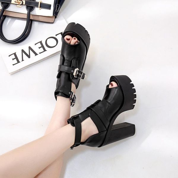 sandals 2021 autumn fashion super high heel women's shoes thick bottom waterproof platform hollow roman open, Black
sandals 2021 autumn fashion super high heel women's shoes thick bottom waterproof platform hollow roman open, Black