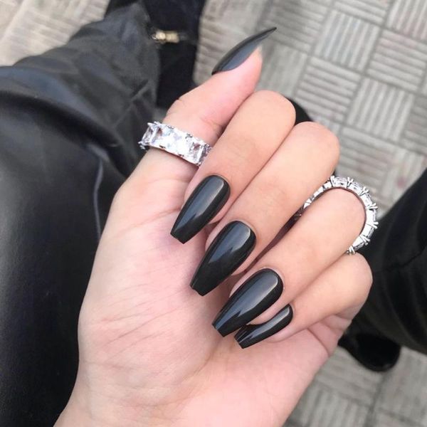 false nails black coffin fake with glue sticker impress wholesale press on short artificial tapered square nail tips ongle, Red;gold
false nails black coffin fake with glue sticker impress wholesale press on short artificial tapered square nail tips ongle, Red;gold