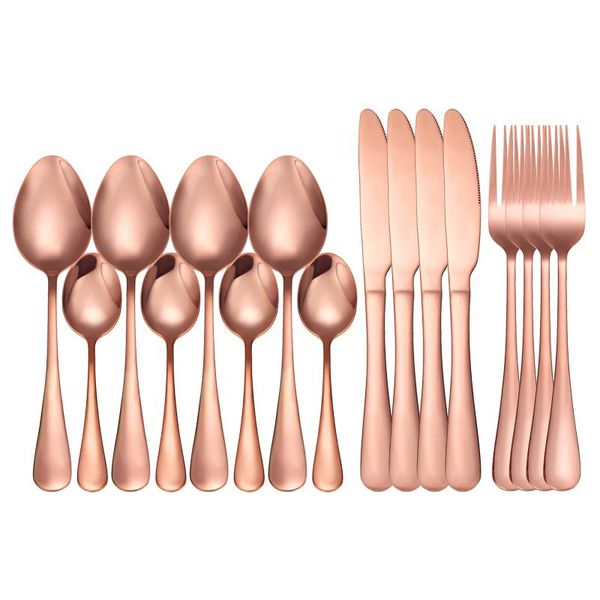 dinnerware sets 16pcs rose gold mordern tableware set furit fork spoon knife kitchen flatware cutlery stainless steel dinner
dinnerware sets 16pcs rose gold mordern tableware set furit fork spoon knife kitchen flatware cutlery stainless steel dinner