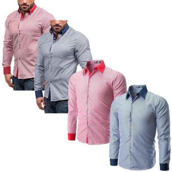 casual men formal business fashion clubwear long sleeve stripe v-neck shirts clothes men's, White;black
casual men formal business fashion clubwear long sleeve stripe v-neck shirts clothes men's, White;black