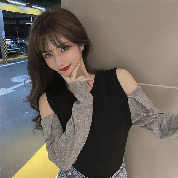 women's sweaters knitted sweater, for autumn and winter, round, strapless collar, in contrast colour tjgs, White;black
women's sweaters knitted sweater, for autumn and winter, round, strapless collar, in contrast colour tjgs, White;black