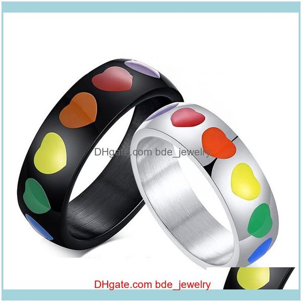 wedding jewelrywedding rings unique design stacking colorful enamel heart couple for women men titanium steel rainbow jewelry gift drop deli, Slivery;golden
wedding jewelrywedding rings unique design stacking colorful enamel heart couple for women men titanium steel rainbow jewelry gift drop deli, Slivery;golden