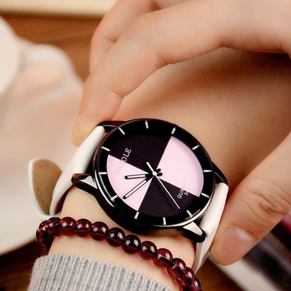 yazole brand fashion women's watches leather band ladies watch for women female clock bayan kol saati montre femme wristwatches, Slivery;brown
yazole brand fashion women's watches leather band ladies watch for women female clock bayan kol saati montre femme wristwatches, Slivery;brown