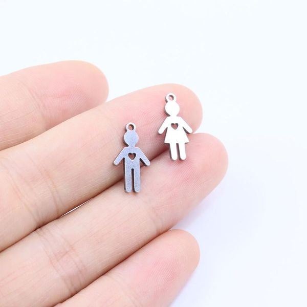 charms 10pcs wholesell stainless steel lovely girl boy diy anklets earrings bracelets unfading colorless 2 colors, Bronze;silver
charms 10pcs wholesell stainless steel lovely girl boy diy anklets earrings bracelets unfading colorless 2 colors, Bronze;silver