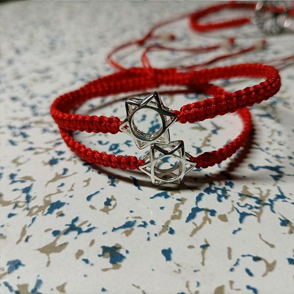 charm bracelets fashion jewelry handmade six-pointed star bracelet lucky red rope woven wristband for christmas gifts, Golden;silver
charm bracelets fashion jewelry handmade six-pointed star bracelet lucky red rope woven wristband for christmas gifts, Golden;silver