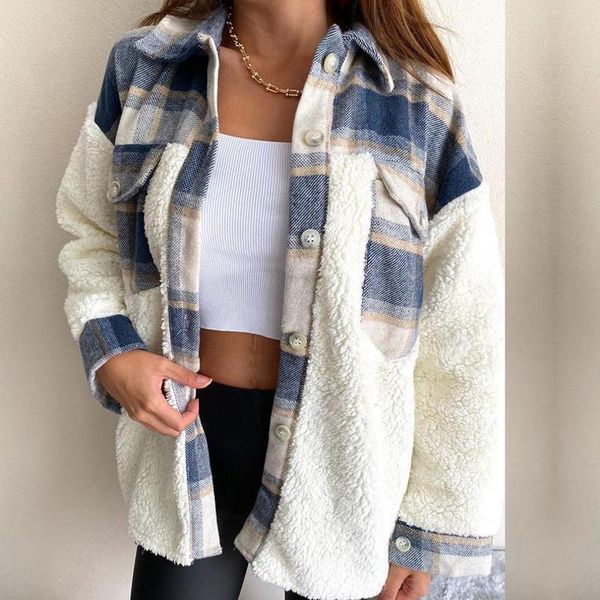 women's jackets plaid arctic wool colorblock single breasted for women coat pocket plus size casual elegant lady warm winter red jacket, Black;brown
women's jackets plaid arctic wool colorblock single breasted for women coat pocket plus size casual elegant lady warm winter red jacket, Black;brown