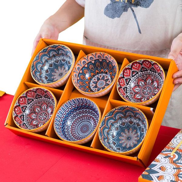 bowls 6pcs/set bohemia ceramic chopsticks gift set western style opening advertising promotional gifts
bowls 6pcs/set bohemia ceramic chopsticks gift set western style opening advertising promotional gifts