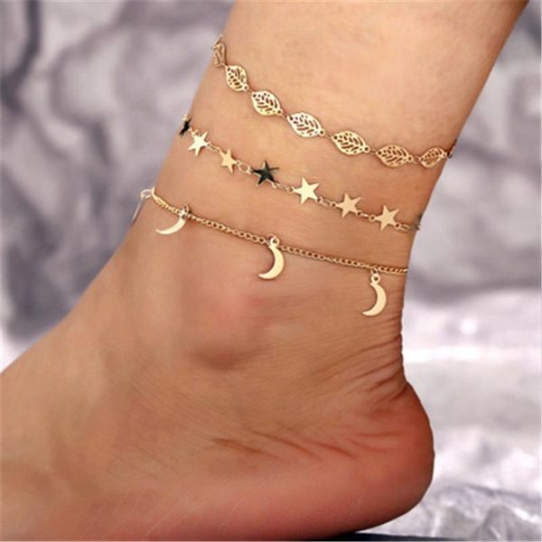 simple moon star anklet shell adjustable retro charm bohemian chain fashion glamorous jewelry metal gift accessories anklets, Red;blue
simple moon star anklet shell adjustable retro charm bohemian chain fashion glamorous jewelry metal gift accessories anklets, Red;blue