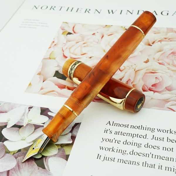 kaigelu 316a celluloid fountain pen, beautiful brown patterns iridium ef/f/m nib writing ink pen office business school gift pens
kaigelu 316a celluloid fountain pen, beautiful brown patterns iridium ef/f/m nib writing ink pen office business school gift pens