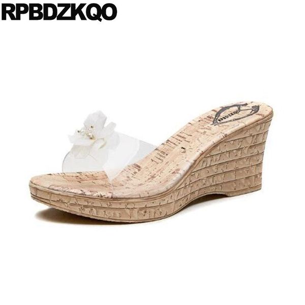 shoes women sandals 2021 summer slides cork platform korean diamond pumps wedge transparent pvc rhinestone high heels flower, Black
shoes women sandals 2021 summer slides cork platform korean diamond pumps wedge transparent pvc rhinestone high heels flower, Black
