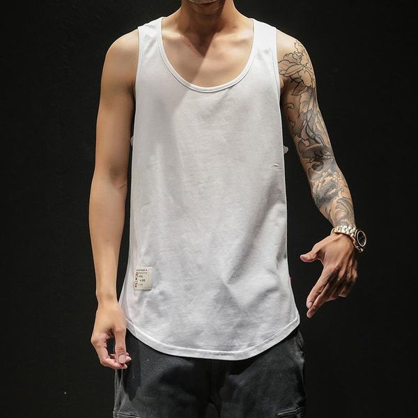 men' tank men summer plus size loose vest cotton solid workout gym clothing fashion vintage sleeveless tees o-neck 47-115kg, White;black
men' tank men summer plus size loose vest cotton solid workout gym clothing fashion vintage sleeveless tees o-neck 47-115kg, White;black
