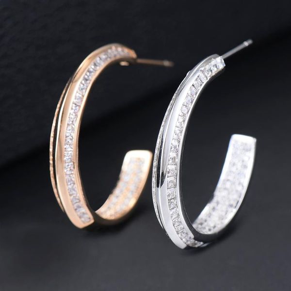hoop & huggie kellybola fashion c shape earrings dubai type cubic zirconia inlaid jewelry boucle d'oreille femme, Golden;silver
hoop & huggie kellybola fashion c shape earrings dubai type cubic zirconia inlaid jewelry boucle d'oreille femme, Golden;silver