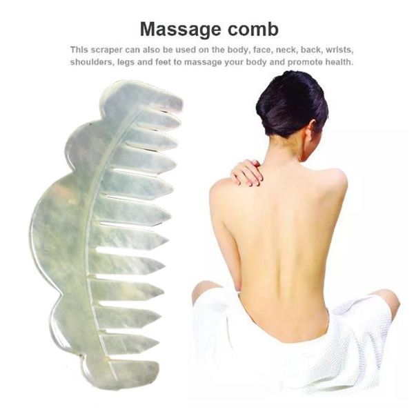 hair brushes 1pc traditional chinese nature jade comb massage spa acupuncture head therapy trigger point treatment on gua sha board, Silver
hair brushes 1pc traditional chinese nature jade comb massage spa acupuncture head therapy trigger point treatment on gua sha board, Silver