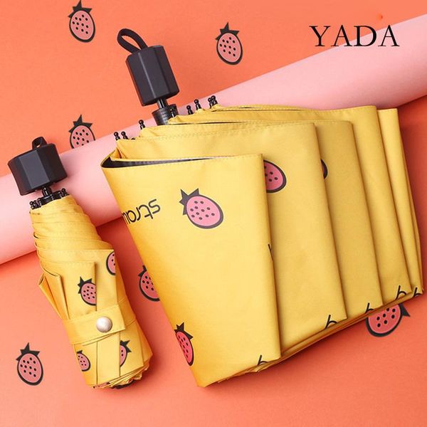 umbrellas yada 2021 ins fashion strawberry pattern 3-folding umbrella rain uv for women man windproof fold ys200128
umbrellas yada 2021 ins fashion strawberry pattern 3-folding umbrella rain uv for women man windproof fold ys200128