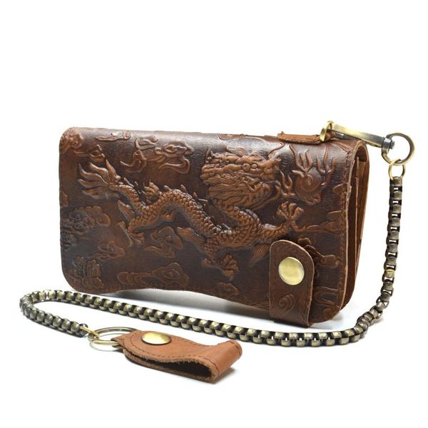 wallets wallet for men genuine leather dragon cowhide card bag purse chain men's, Red;black
wallets wallet for men genuine leather dragon cowhide card bag purse chain men's, Red;black