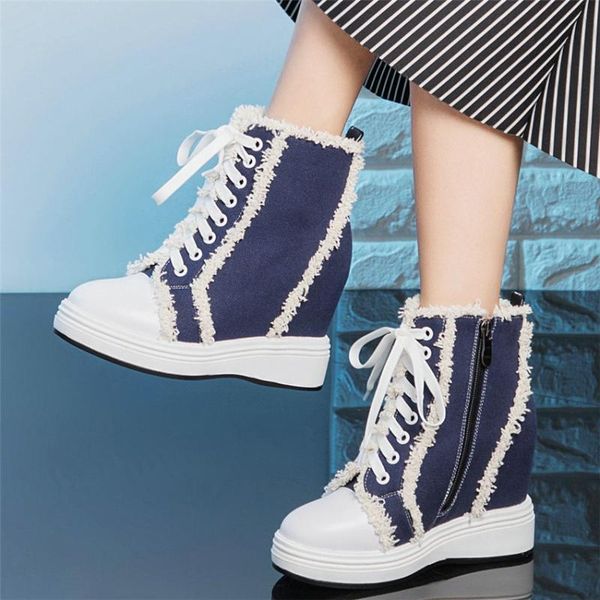 dress shoes women genuine leather platform wedges fashion sneakers lace up canvas round toe high heel pumps punk goth oxfords, Black
dress shoes women genuine leather platform wedges fashion sneakers lace up canvas round toe high heel pumps punk goth oxfords, Black