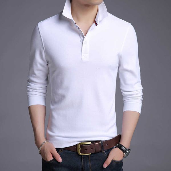 men's polos cotton long sleeve spring autumn solid men shirt casual male slim mens clothing fashion polo homme dpi2, White;black
men's polos cotton long sleeve spring autumn solid men shirt casual male slim mens clothing fashion polo homme dpi2, White;black