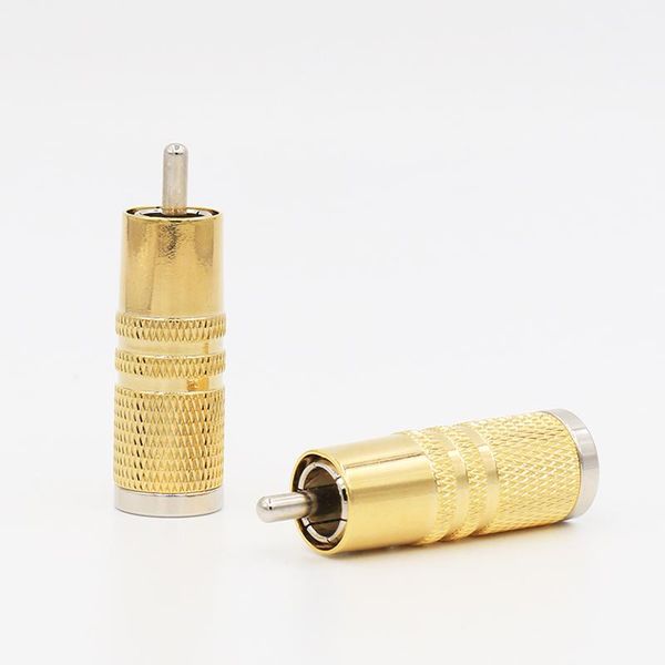 smart power plugs hi end audio vb449g srca signature series gold plate male rca connector 4pieces per lot 
smart power plugs hi end audio vb449g srca signature series gold plate male rca connector 4pieces per lot