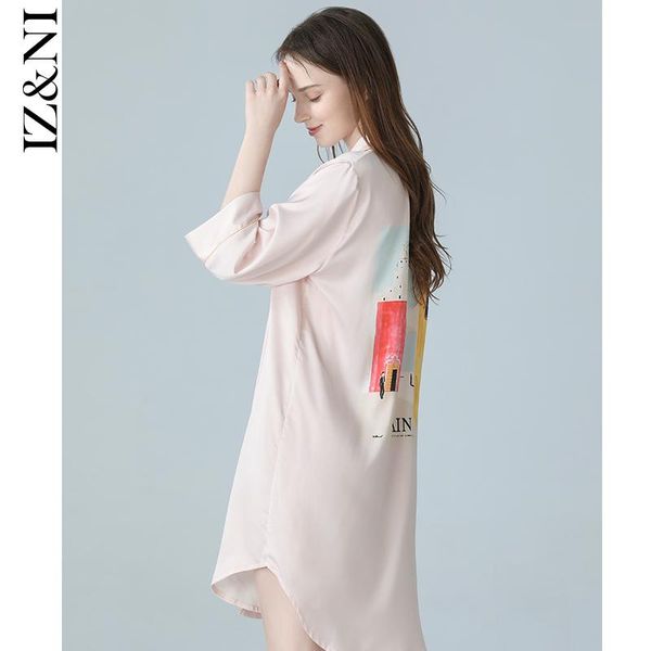 paragraph nightgown female summer thin ice iizzini contracted red house printed silk dress household to sleep women's sleepwear, Black;red
paragraph nightgown female summer thin ice iizzini contracted red house printed silk dress household to sleep women's sleepwear, Black;red