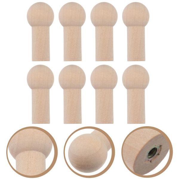 hangers & racks 8pcs/set unfinished wooden pegs simple doll with screw nut hook accessories 51mm*23mm*15mm
hangers & racks 8pcs/set unfinished wooden pegs simple doll with screw nut hook accessories 51mm*23mm*15mm