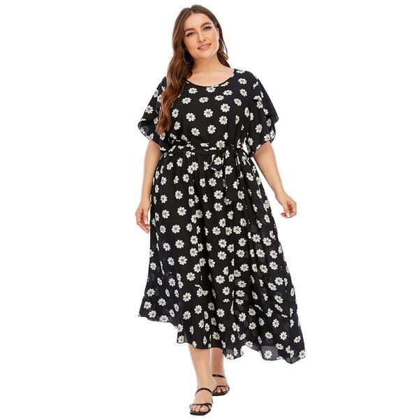 casual dresses 5xl plus size summer dress women short sleeve floral print ruffles irregular boho beach loose oversize maxi long, Black;gray
casual dresses 5xl plus size summer dress women short sleeve floral print ruffles irregular boho beach loose oversize maxi long, Black;gray