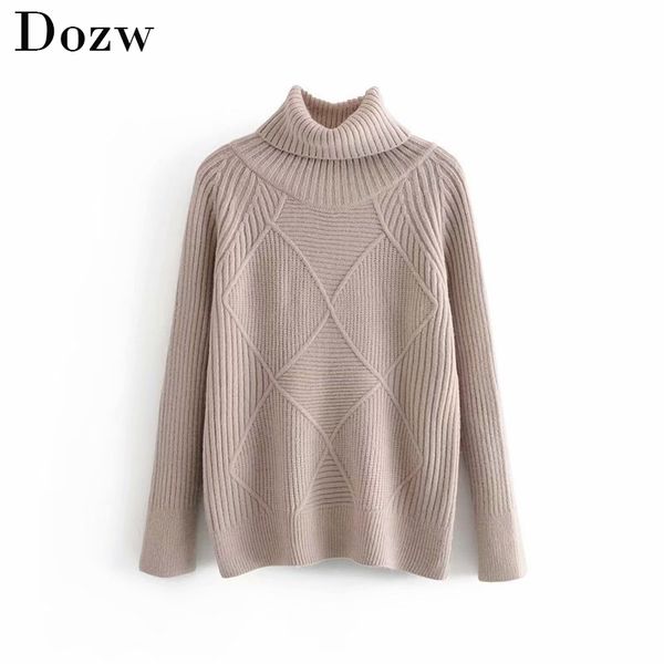 turtleneck solid color women sweater winter warm knitted long sleeve loose pullover casual soft female jumper minimalist 210414, White;black
turtleneck solid color women sweater winter warm knitted long sleeve loose pullover casual soft female jumper minimalist 210414, White;black