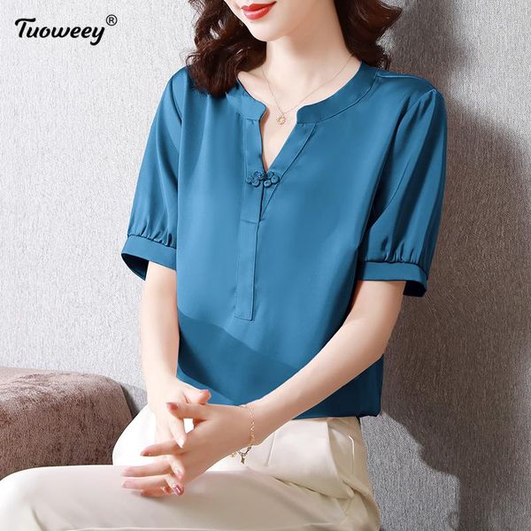 women's blouses & shirts 2022 fashion solid chiffon ol blouse women shirt short sleeve plus size summer blusas embroidery clothing, White
women's blouses & shirts 2022 fashion solid chiffon ol blouse women shirt short sleeve plus size summer blusas embroidery clothing, White