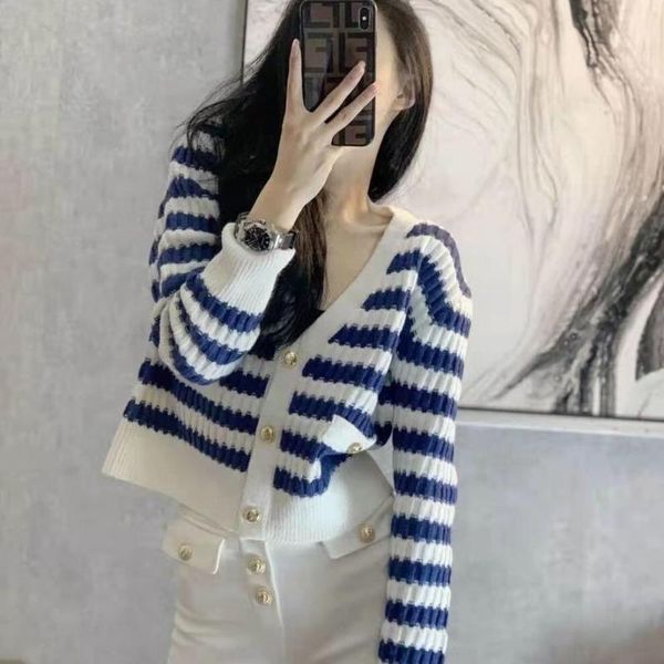 women's knits & tees knitted striped women cardigan sweater 2021 autumn full sleeve v-neck single-breasted elegant vintage fashion, White
women's knits & tees knitted striped women cardigan sweater 2021 autumn full sleeve v-neck single-breasted elegant vintage fashion, White