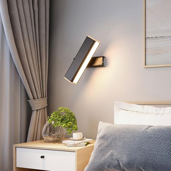 wall lamps modern minimalist bedside lamp rotatable led bedroom creative nordic warm aisle light home decor black/white
wall lamps modern minimalist bedside lamp rotatable led bedroom creative nordic warm aisle light home decor black/white
