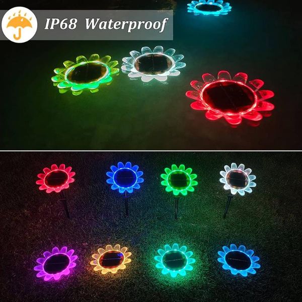 lawn lamps 2pcs sunflower solar led light floating pool outdoor waterproof garden pond drift lamp home party decoration
lawn lamps 2pcs sunflower solar led light floating pool outdoor waterproof garden pond drift lamp home party decoration