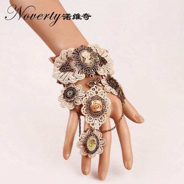 tennis fashion retro gothic lolita halloween beauty and flowers bracelet women's accessories gifts fysl012, Golden;silver
tennis fashion retro gothic lolita halloween beauty and flowers bracelet women's accessories gifts fysl012, Golden;silver