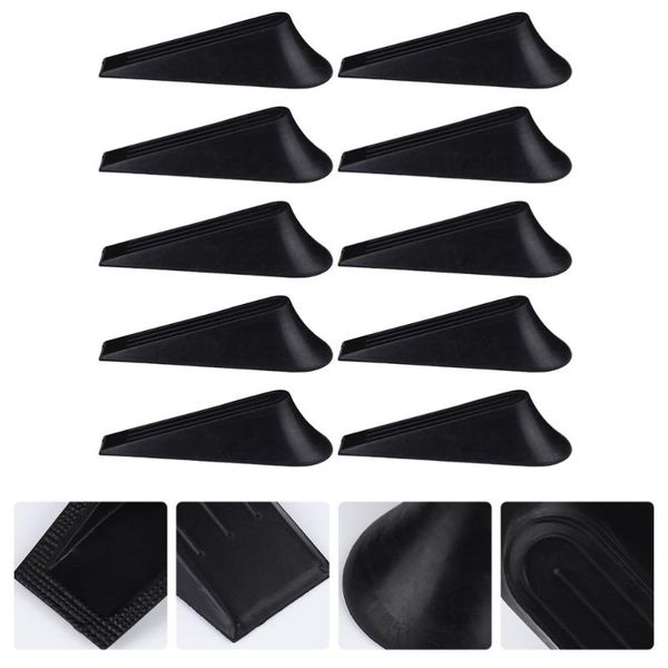 door catches & closers 12pcs punch wedge shaped sers home tool (black)