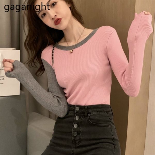 colorblock design base sweater fall korean style slim pullovers o-neck long sleeve patchwork knitted sweaters 210601, White
colorblock design base sweater fall korean style slim pullovers o-neck long sleeve patchwork knitted sweaters 210601, White