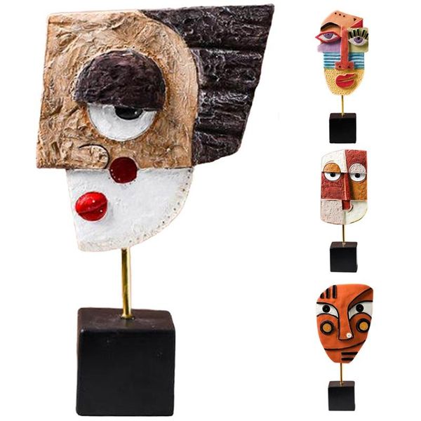 face art crafts decorative traditional abstract table& cabinet figurines creative living room home decoration objects
face art crafts decorative traditional abstract table& cabinet figurines creative living room home decoration objects