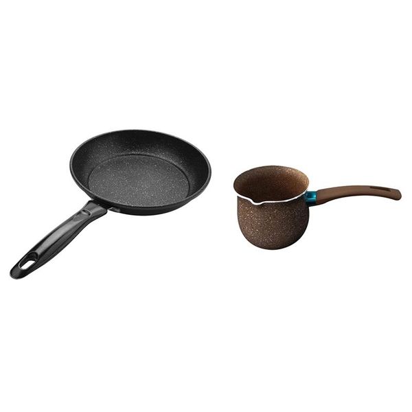 pcs non-stick skillet long handle wrought iron frying pan & 1 mini milk with pour spout,butter warmer pans
pcs non-stick skillet long handle wrought iron frying pan & 1 mini milk with pour spout,butter warmer pans