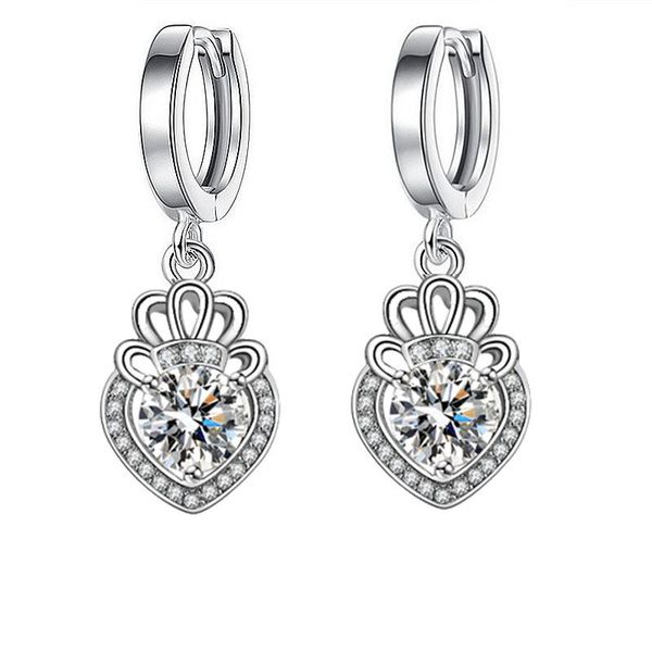 dangle & chandelier 2021 style fashion zircon love heart crown earrings water drop ladies gifts, Silver
dangle & chandelier 2021 style fashion zircon love heart crown earrings water drop ladies gifts, Silver