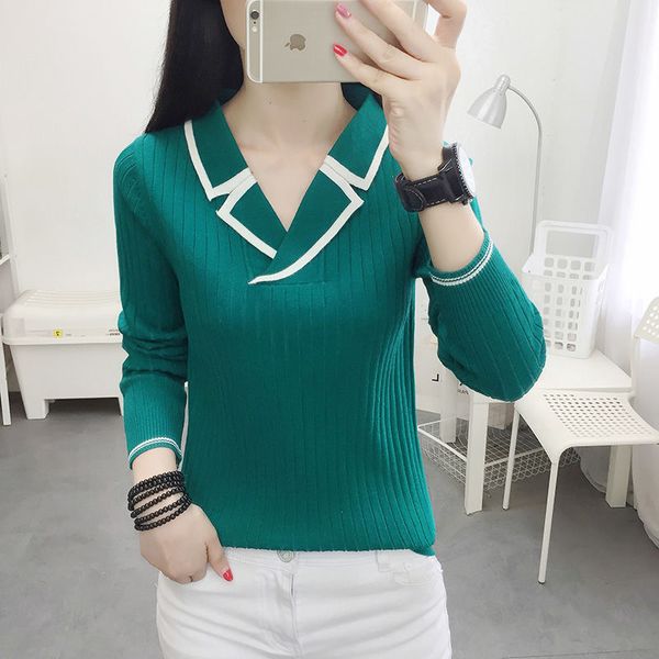 autumn spring style women knitted pullover lady casual long sleeve v-neck sweater pullover zz1120, White;black
autumn spring style women knitted pullover lady casual long sleeve v-neck sweater pullover zz1120, White;black