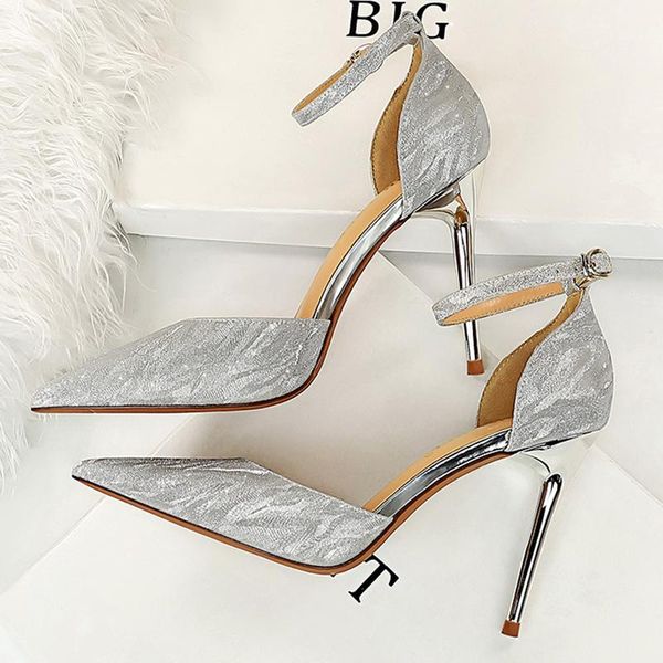 dress shoes 2021 women 7cm 9.5cm high heels glitter sandals lady stripper sequins silver strap sandles wedding bridal luxury prom sexy, Black
dress shoes 2021 women 7cm 9.5cm high heels glitter sandals lady stripper sequins silver strap sandles wedding bridal luxury prom sexy, Black