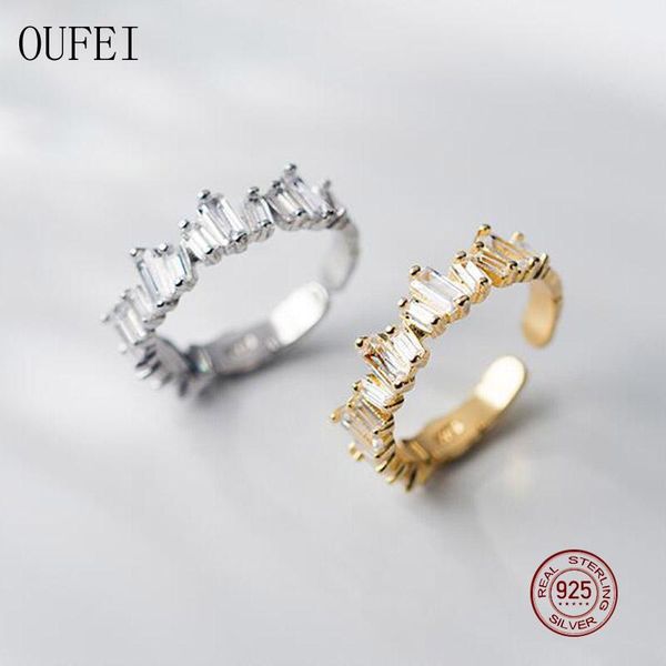 cluster rings open ring 925 sterling silver women fashion zircon noble crystal charm wedding jewelry girl gift, Golden;silver
cluster rings open ring 925 sterling silver women fashion zircon noble crystal charm wedding jewelry girl gift, Golden;silver